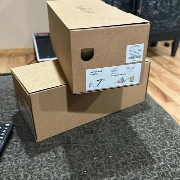 J.Crew factory Woven mule heels Rainbow Raffia - Picture 5 of 5